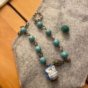 Owl beaded bracelet